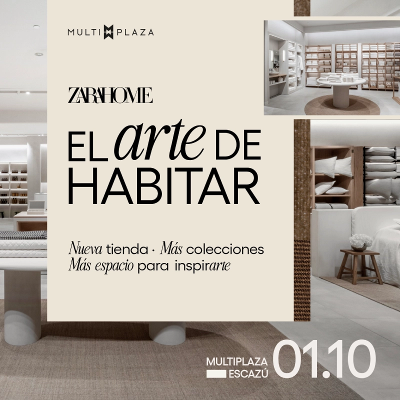 Reapertura Zara Home - nuevo local en Multiplaza Escazú
