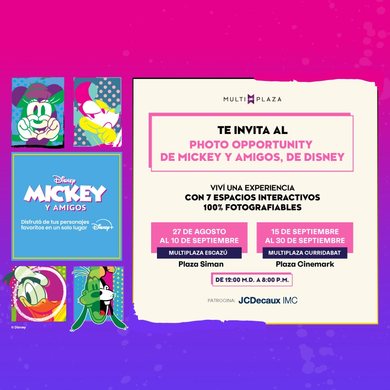 La Magia de Disney llega a Multiplaza