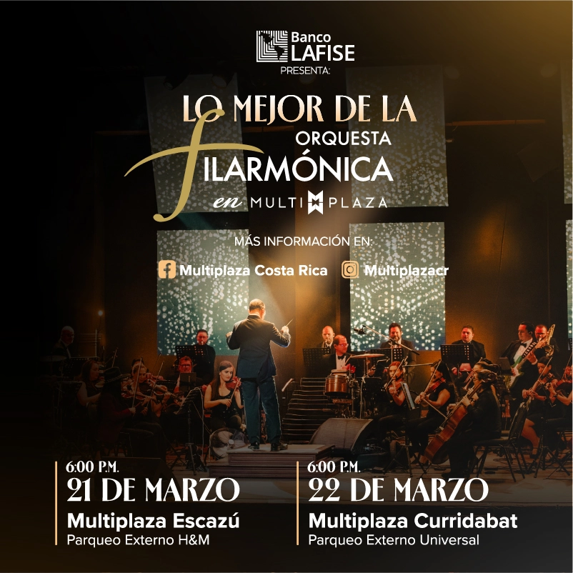 Lo mejor de la Orquesta Filarmónica en Multiplaza