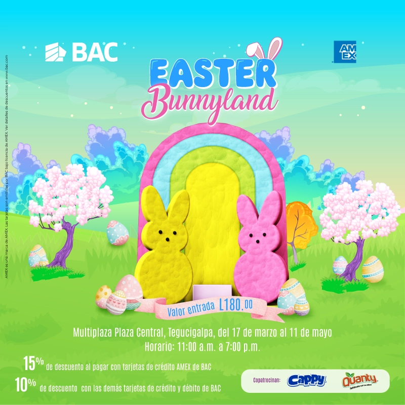 🐰✨ ¡Ven y vive la magia de Easter Bunnyland en Multiplaza! ✨🐰