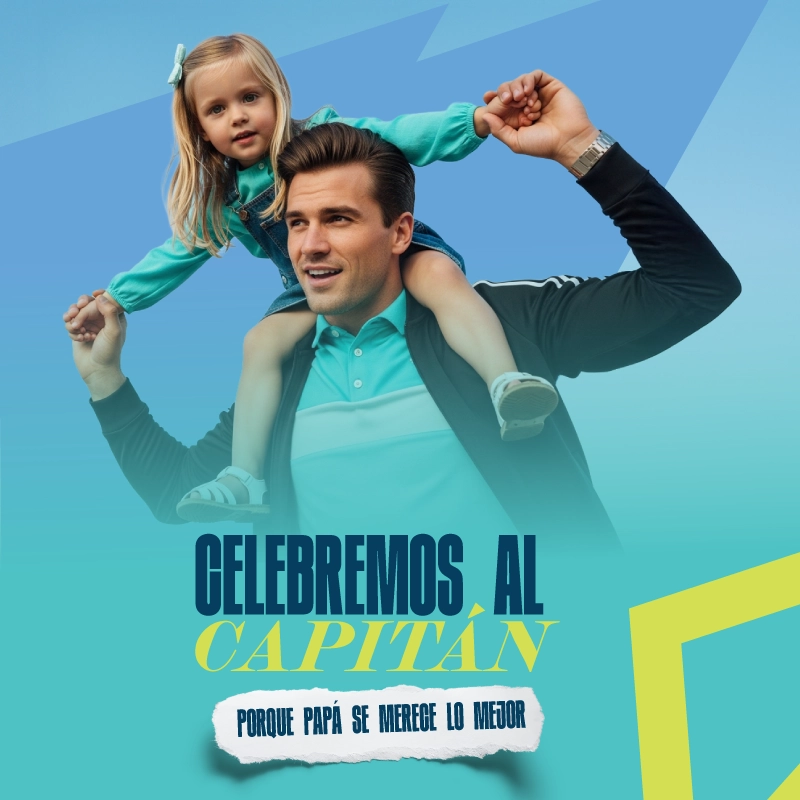 Mutiplaza celebra al capitán, porque papá se merece lo mejor